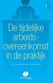 Omslag van De tijdelijke arbeidsovereenkomst in de praktijk