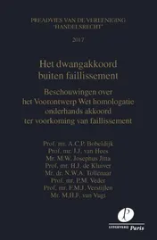 Omslag van Het dwangakkoord buiten faillissement