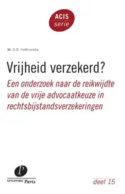 Omslag van Vrijheid verzekerd?