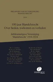 Omslag van 100 jaar Handelsrecht