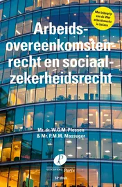 Omslag van Arbeidsovereenkomstenrecht en sociaalzekerheidsrecht