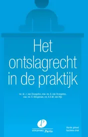 Omslag van Het ontslagrecht in de praktijk