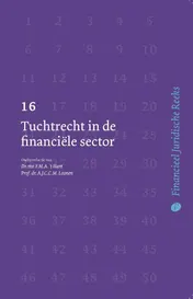 Omslag van Tuchtrecht in de financiële sector