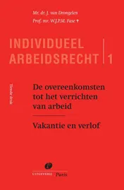 Omslag van De overeenkomst tot het verrichten van arbeid