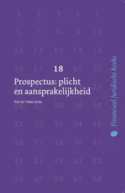 Omslag van Prospectusaansprakelijkheid
