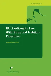Omslag van EU Biodiversity Law: Wild Birds and Habitats Directives