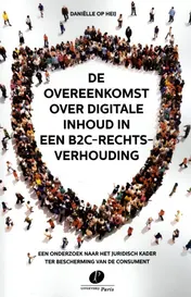 Omslag van De overeenkomst over digitale inhoud in een B2C-rechtsverhouding