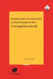 Omslag van Staatsrecht en conventie in Nederland en het Verenigd Koninkrijk