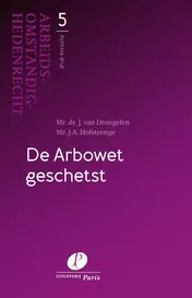 Omslag van De Arbowet geschetst