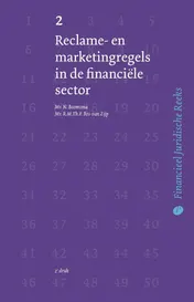 Omslag van Reclame- en marketingregels in de financiële sector