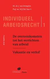 Omslag van De overeenkomsten tot het verrichten van arbeid