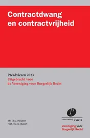 Omslag van Contractdwang en contractvrijheid