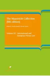 Omslag van Volume III: International and European Law