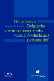 Omslag van Het nieuwe Belgische verbintenissenrecht vanuit Nederlands perspectief