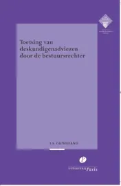 Omslag van Toetsing van deskundigenadviezen door de bestuursrechter
