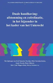 Omslag van Duale handhaving: afstemming en coördinatie, in het bijzonder in het kader van het Unierecht