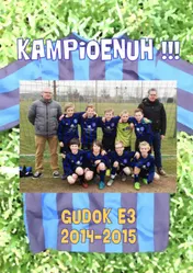 Omslag van Gudok E3 2014-2015 Kampioenuh!!!