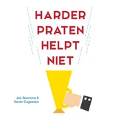 Omslag van Harder praten helpt niet