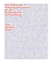 Omslag van Het Nationale Holocaustmuseum en de Hollandsche Schouwburg – Zien, Denken, Doen