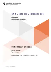 Omslag van NO4 beeld en beeldredactie