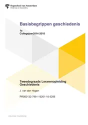 Omslag van 1a collegejaar 2014-2015
