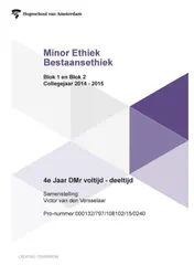 Omslag van Blok 1 en blok 2; Collegejaar 2014-2015; 4e jaar DMR voltijd - deeltijd