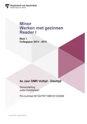 Omslag van Reader 1; Blok 1 collegejaar 2014-2015; 4e jaar DRM voltij - deeltijd