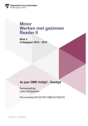 Omslag van Reader II; Blok 2 collegejaar 2014-2015; 4e jaar DMR voltijd - deeltijd