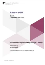 Omslag van Blok 1; Collegejaar 2014-2015; Deeltijd, hoofdfase