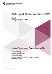 Omslag van 3e jaar; Blok 1; Collegejaar 2014-2015
