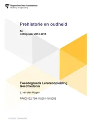 Omslag van 1a collegejaar 2014-2015