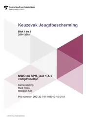 Omslag van MWD en SPH jaar 1&2 voltijd/deeltijd
