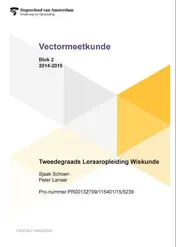 Omslag van Vectormeetkunde