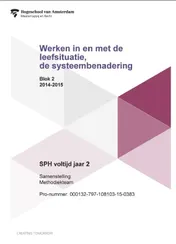 Omslag van Blok 2, 2014-2015; SPH voltijd jaar 2
