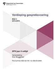 Omslag van Blok 3 2014-2015 SPH jaar 4 voltijd