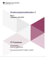 Omslag van blok 3 2014-2015