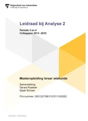 Omslag van Periode 3 en 4; Collegejaar 2014-2015