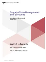 Omslag van Logistiek en economie