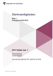 Omslag van Startvaardigheden