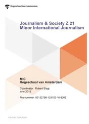 Omslag van Journalism & Society Z 21 minor International journalism