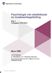 Omslag van Psychologie van studiekeuze en loopbaanbegeleiding