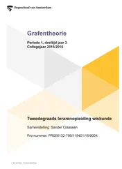 Omslag van Grafentheorie