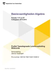 Omslag van Profiel tweedegraads lerarenopleiding wiskunde