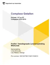 Omslag van proefiel tweedegraads lerarenopleiding wiskunde