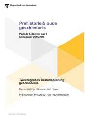 Omslag van Prehistorie & oude geschiedenis