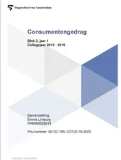 Omslag van Blok 2, jaar 1 collegejar 2015-2016