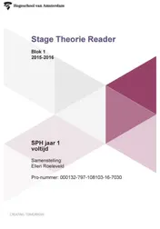 Omslag van Stage theorie reader