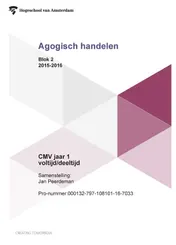 Omslag van Blok 2 2015-2016 CMV jaar 1 voltijd/deeltijd