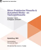 Omslag van Semester 1 en 2 Collegejaar 2016-2017