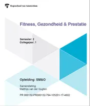 Omslag van Opleiding SM&O semester: 2 collegejaar: 1